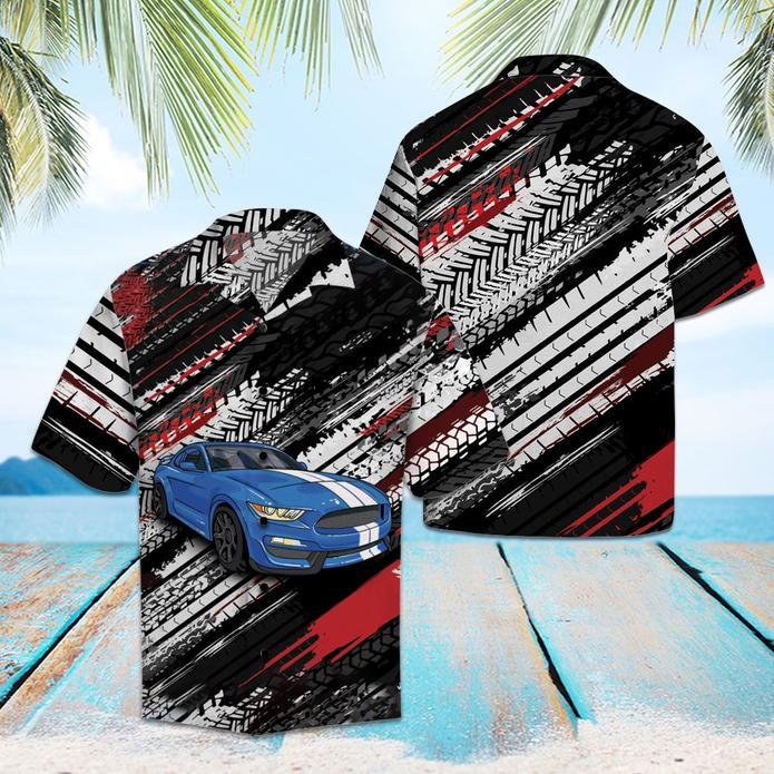 Amazing Blue Sports Car Hawaiian Shirt Hw5517