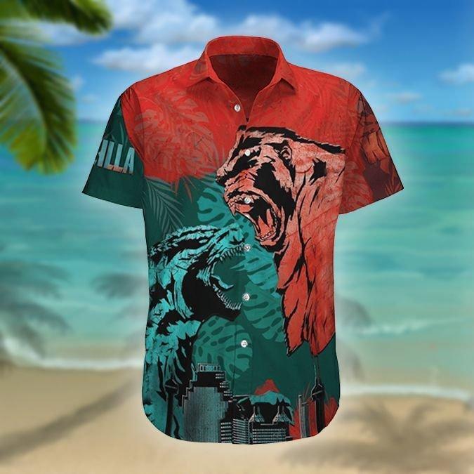 Amazing Red And Green Hawaiian Shirt Hw3862