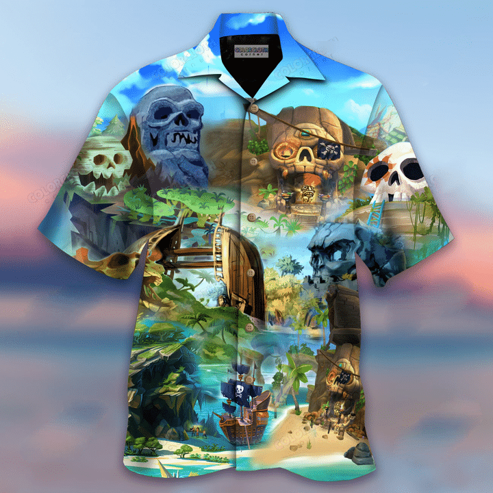 Amazing The Pirates Skull Island Hawaiian Shirt Hw6202