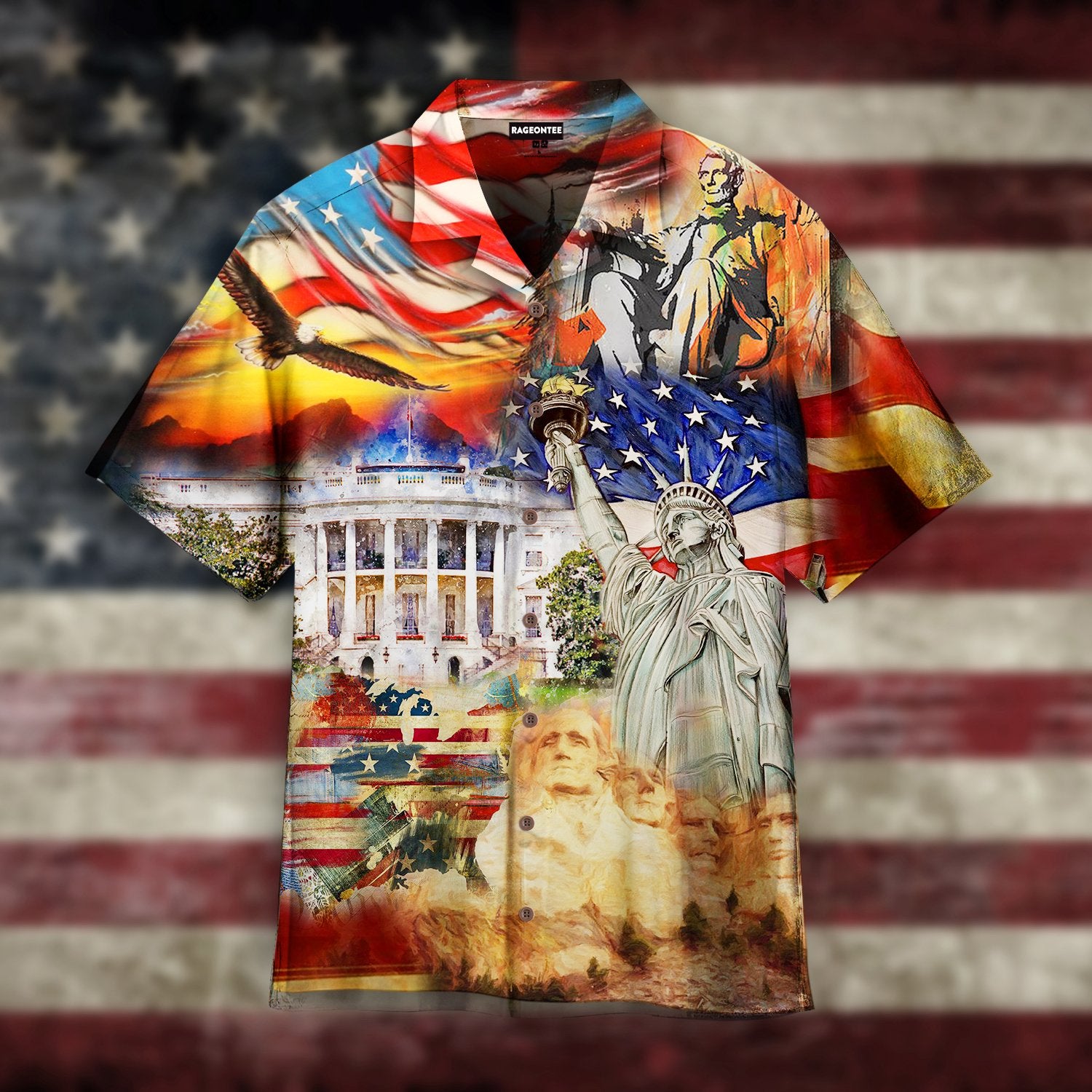 America Historical Proud Independence Day Hawaiian Shirt Hw4512