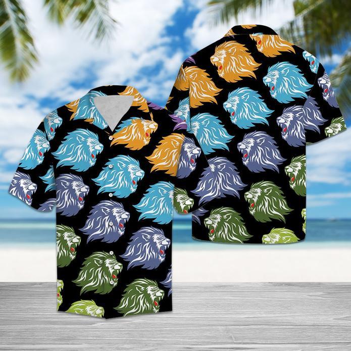 Awesome Lion Hawaiian Shirt Hw5789