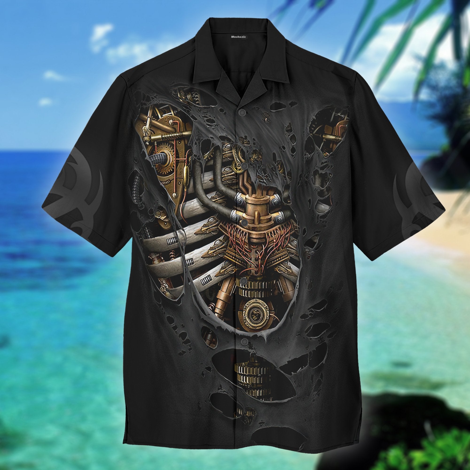 Awesome Mechanic Inside Body Hawaiian Shirt Hw4246