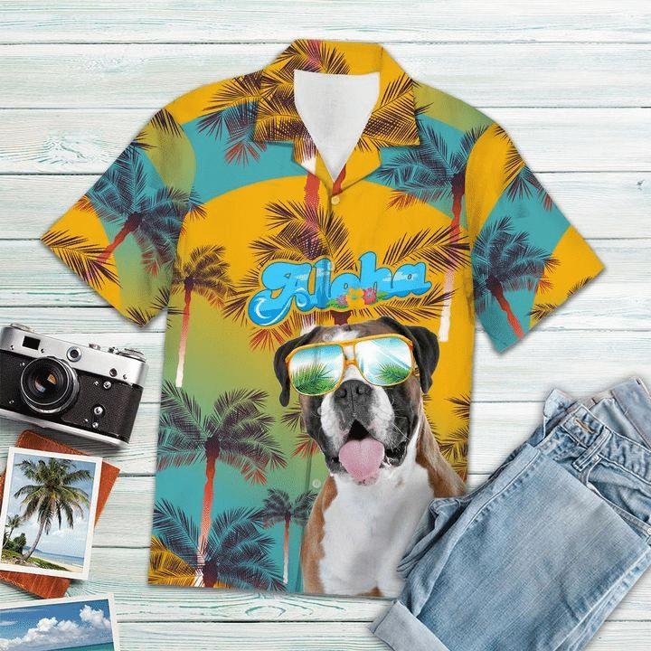 Boxer Dog Hawaiian Shirt Hw2047