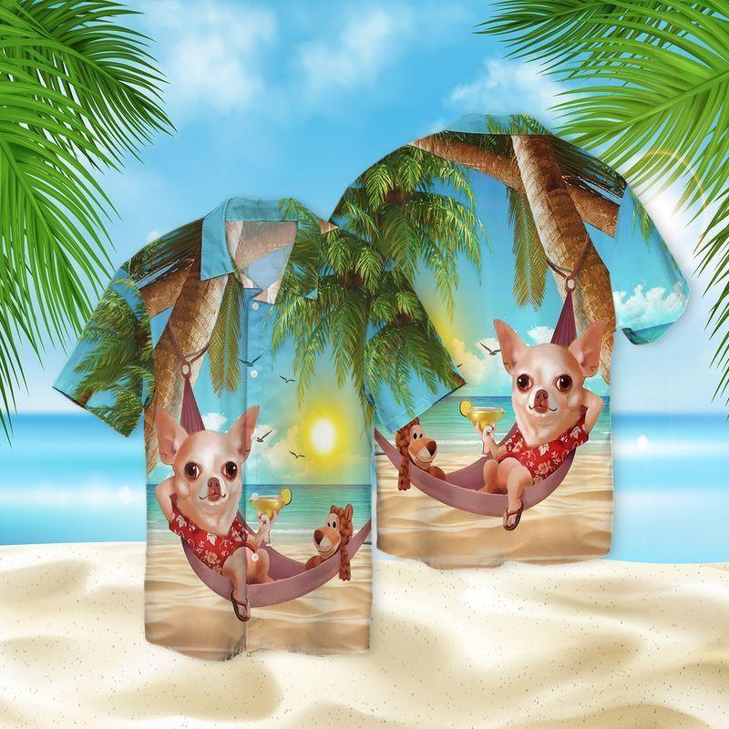 Chihuahua In The Beach Hawaiian Shirt Hw4306