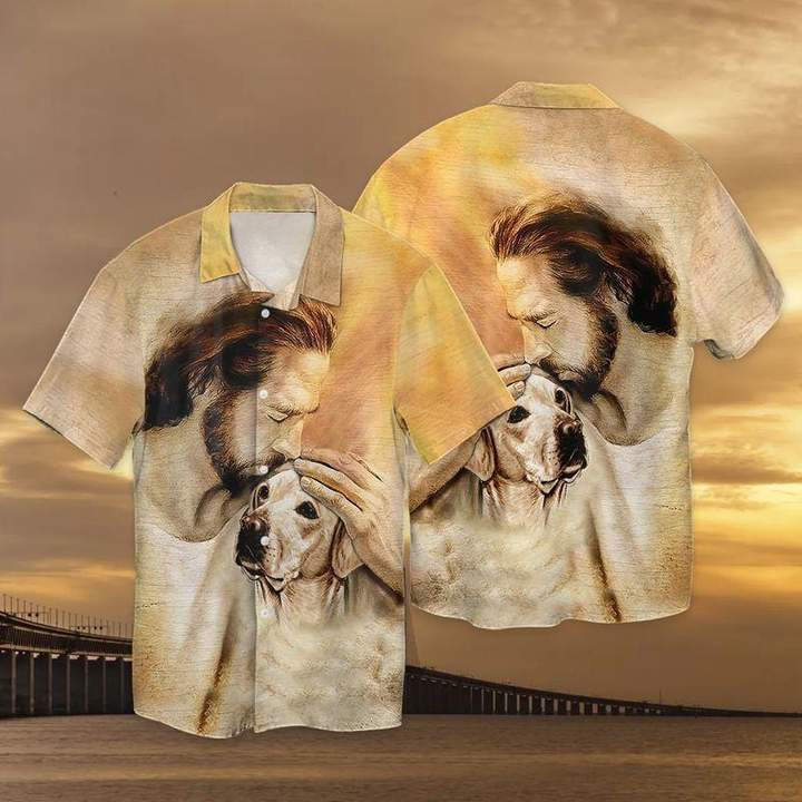 Christian Jesus Love Labrador Dog Hawaiian Shirt Hw5655