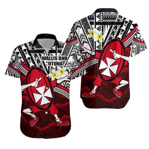 Dab Trend Style Rugby Hawaiian Shirt Hw6348