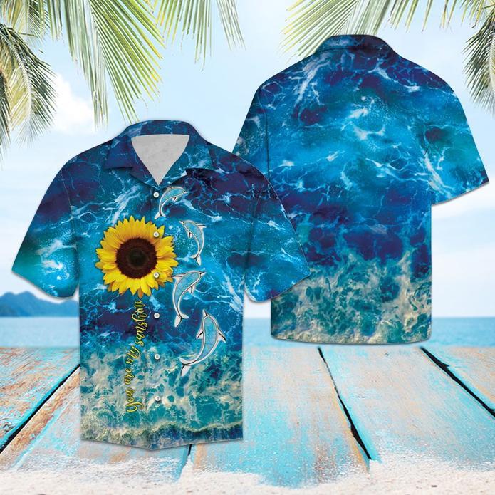 Dolphin You Are My Sunshine Hawaiian Shirt Hw5498