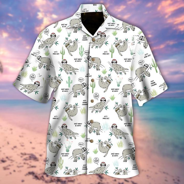 Don'T Hurry Be Happy Hawaiian Shirt Hw6658