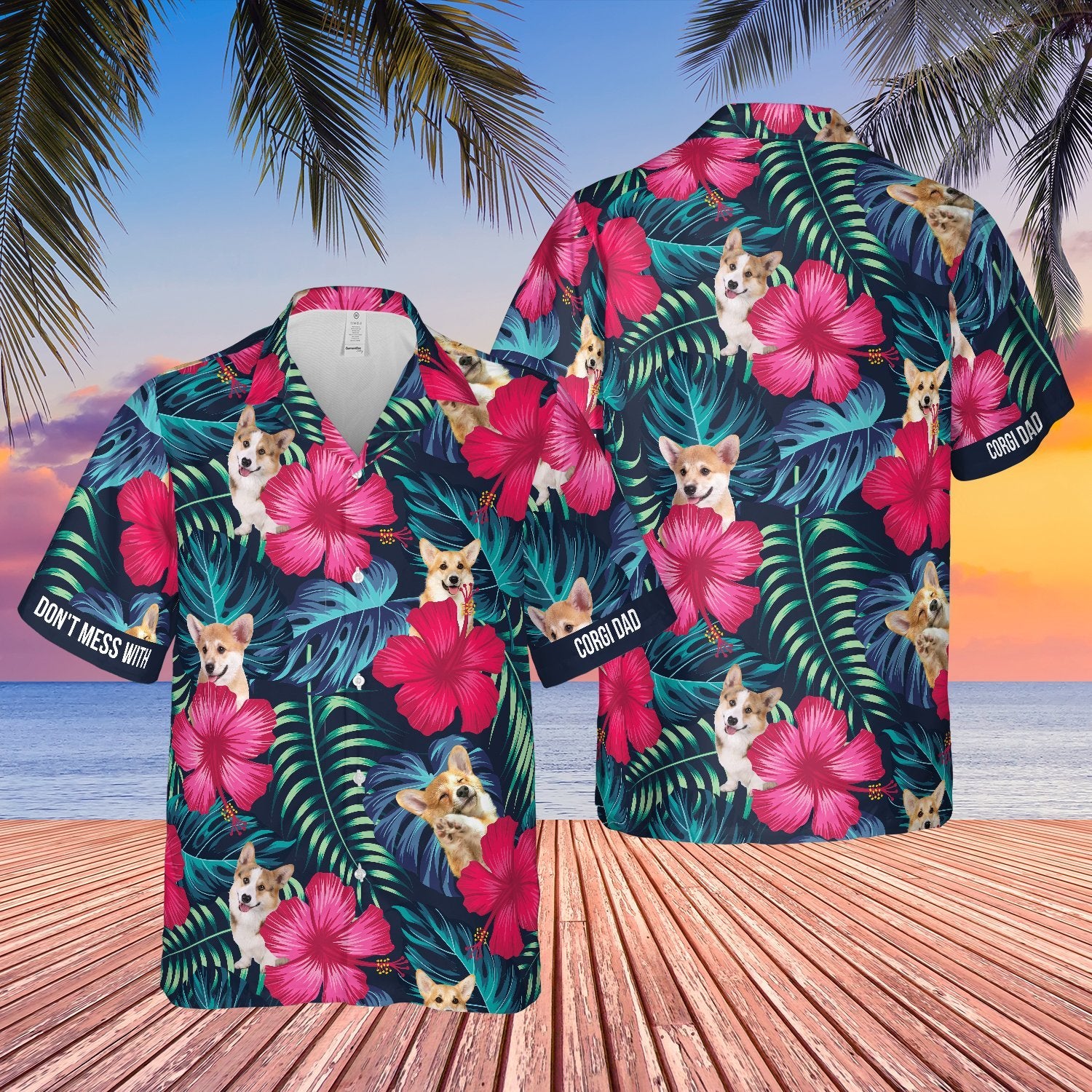 Don'T Mess With Corgi Hawaiian Shirt Hw4425