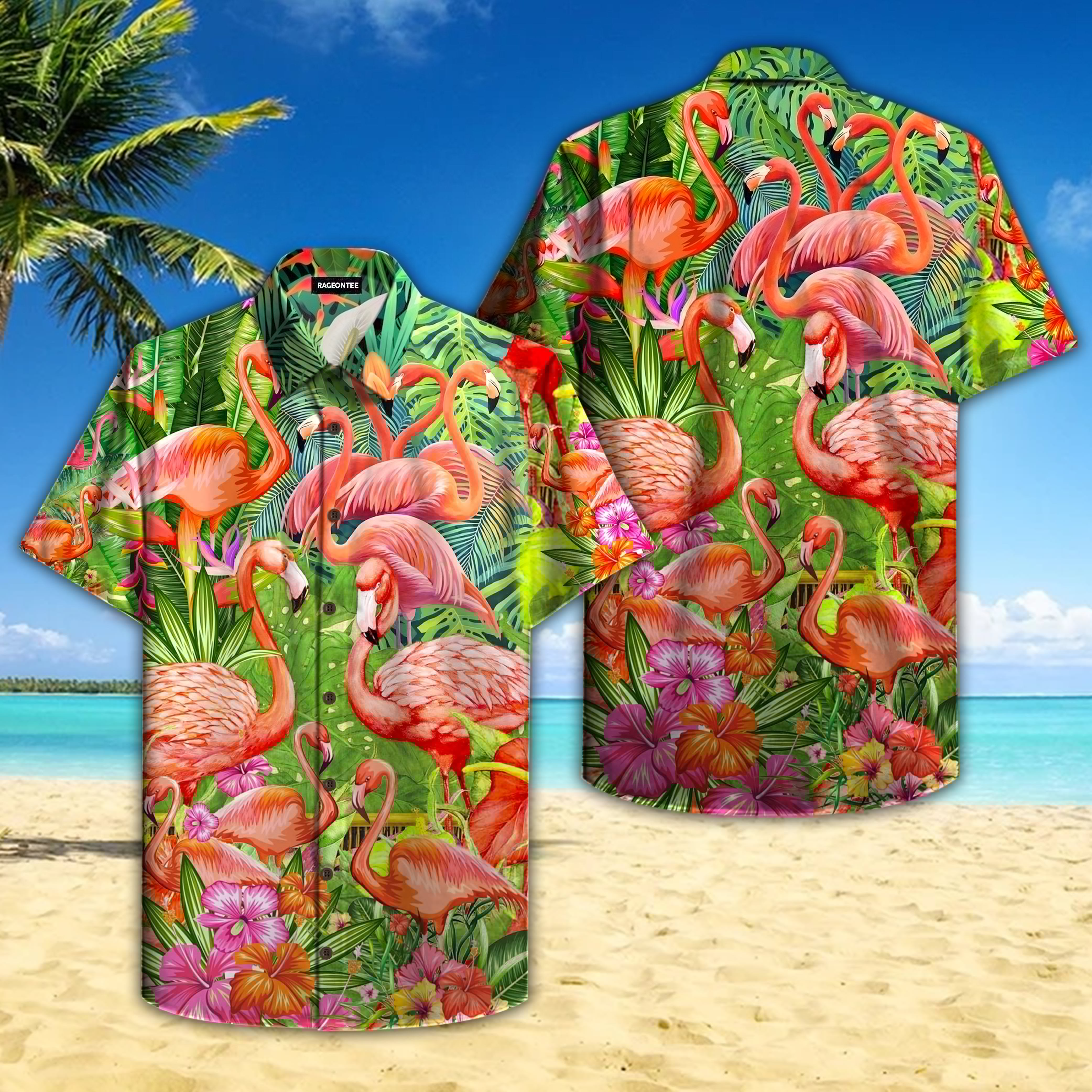 Flamingo Why Fit In When You Were Born To Stand Out Hawaiian Shirt Hw4716