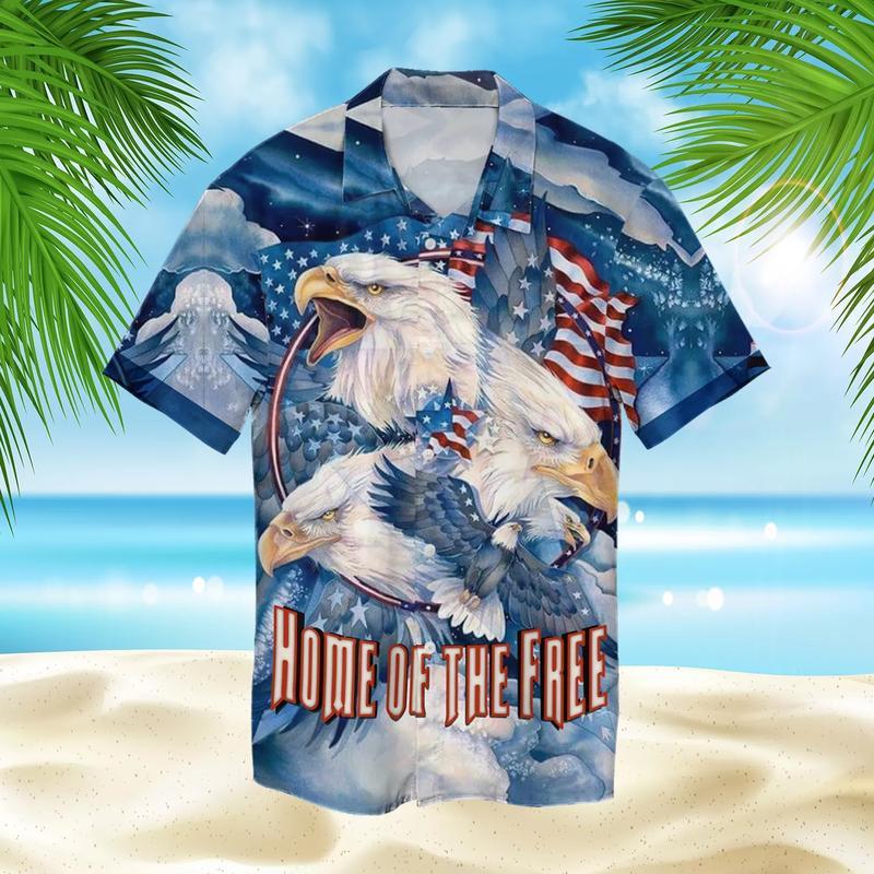 Home Of The Free Hawaiian Shirt Hw4488