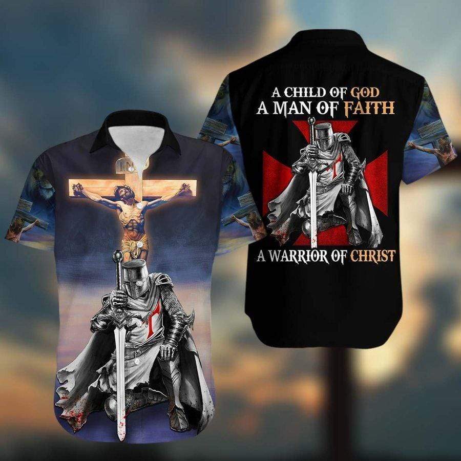 Jesus Knight Templar Child Of God Hawaiian Shirt Hw4301