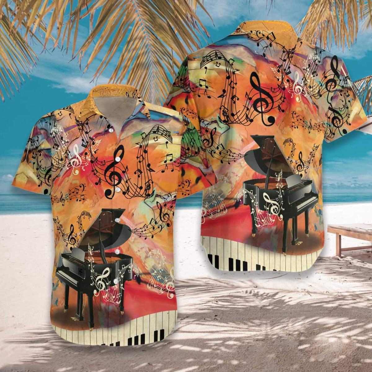 Let The Piano Guide You To The World Hawaiian Shirt Hw4401