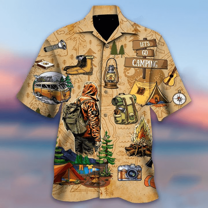 Life Is Better At The Campsite, Go Camping Hawaiian Shirt Hw6210