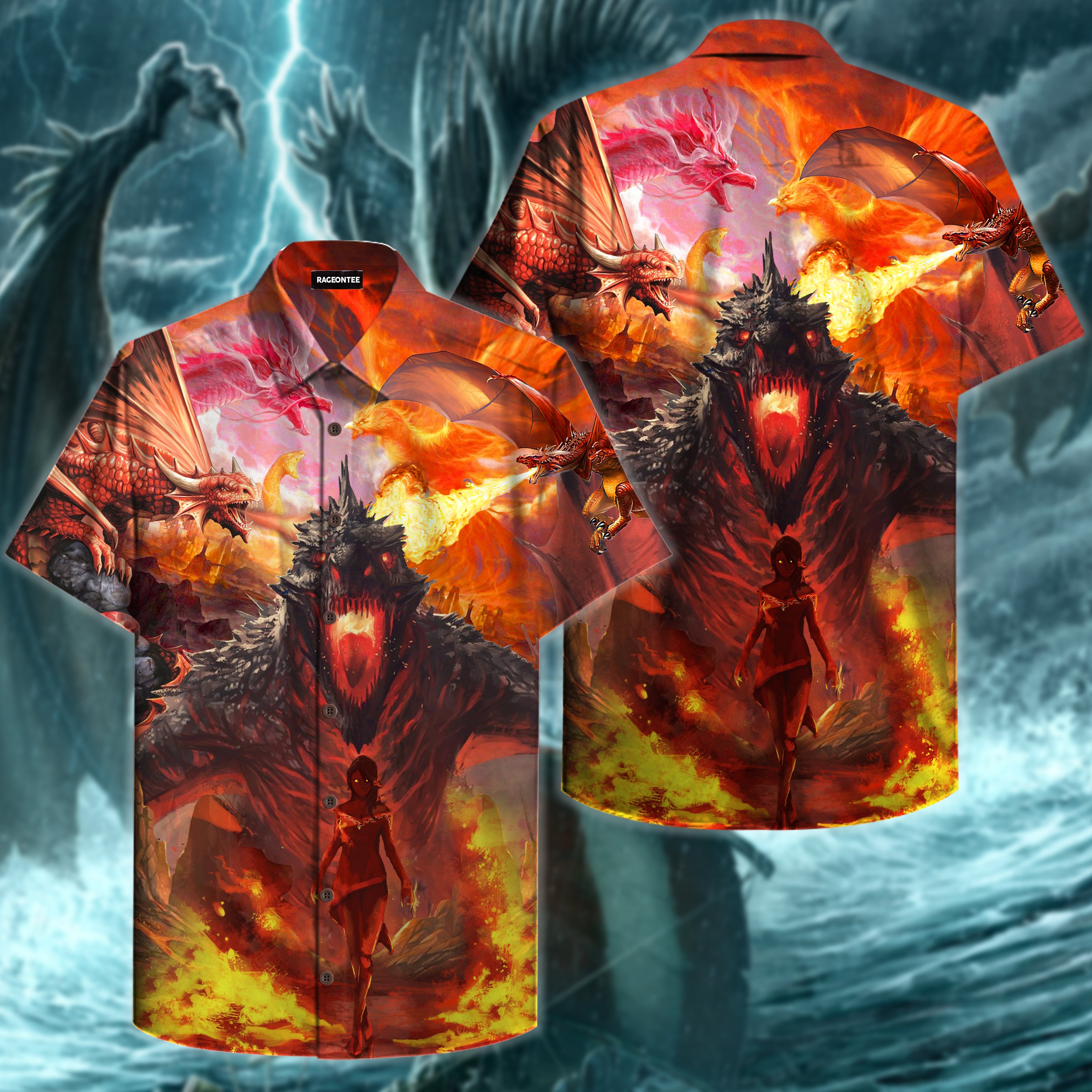 Mother Of The Dragons Hawaiian Shirt Hw4208