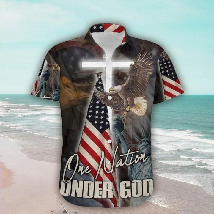 One Nation Under God Hawaiian Shirt Hw3848