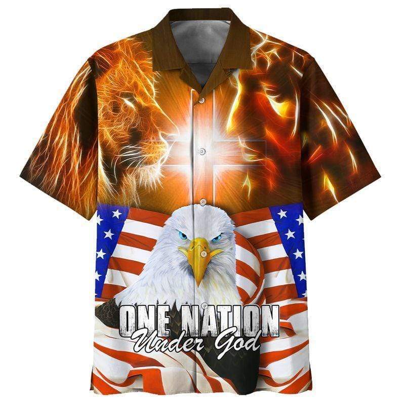 One Nation Under God Hawaiian Shirt Hw4638