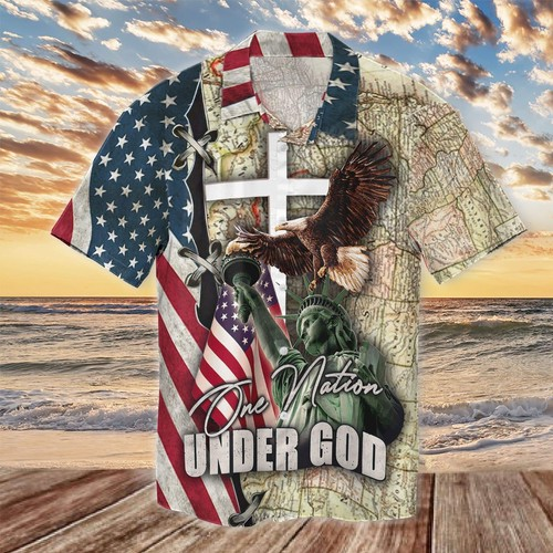 One Nation Under God Hawaiian Shirt Hw5365