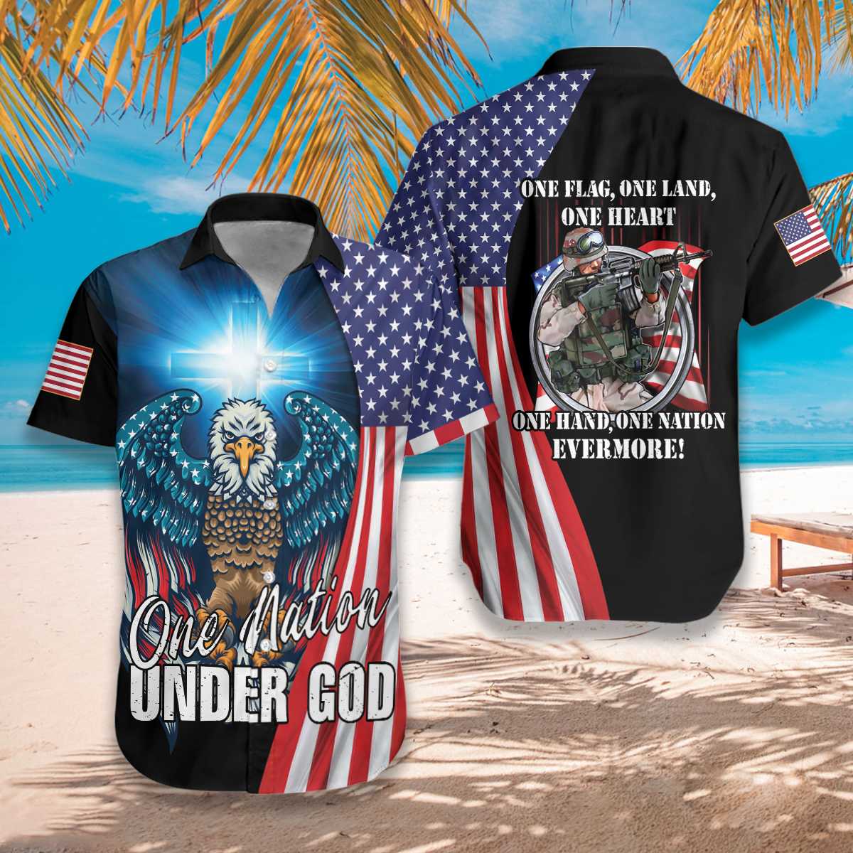 One Nation Under God Hawaiian Shirt Hw5616