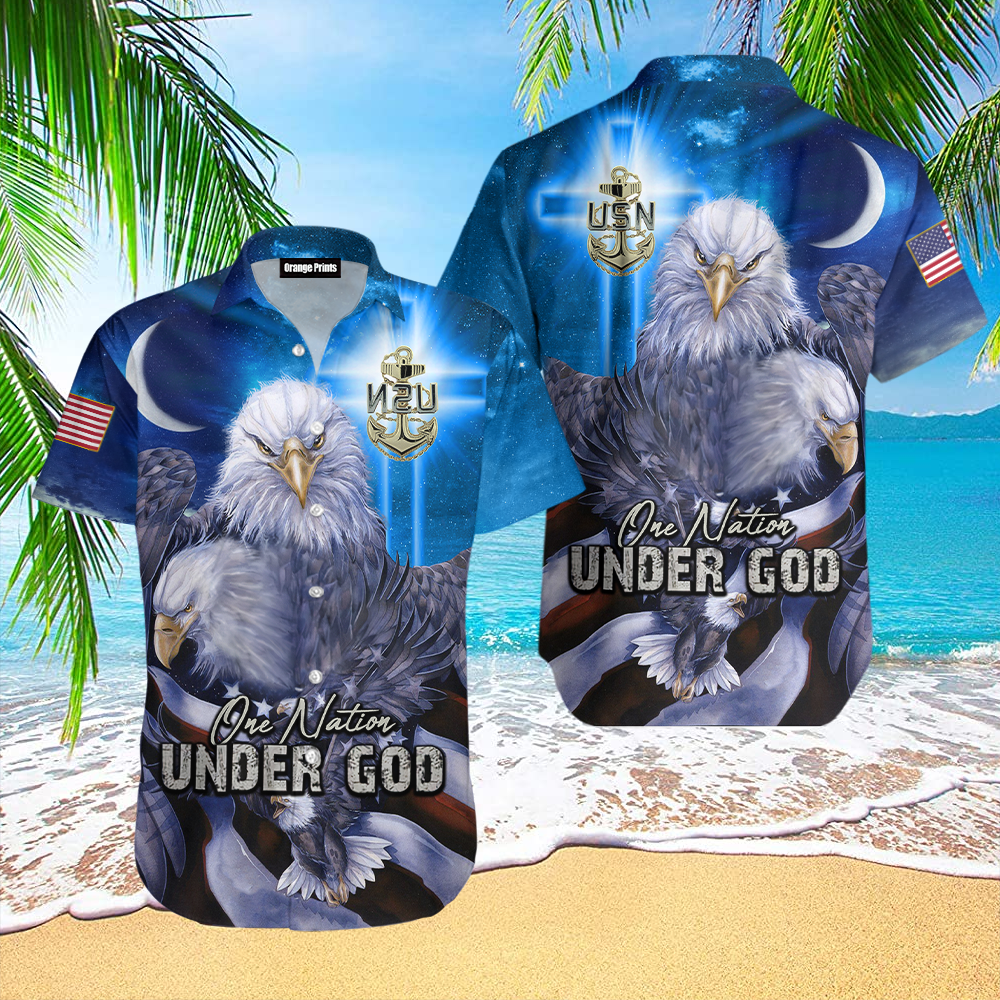 One Nation Under God Hawaiian Shirt Hw6624