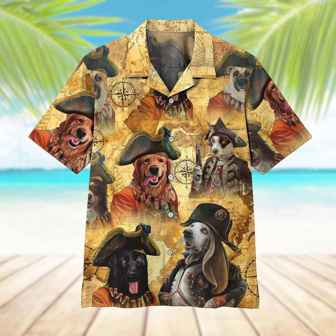 Pirate Dogs Hawaiian Shirt Hw5912