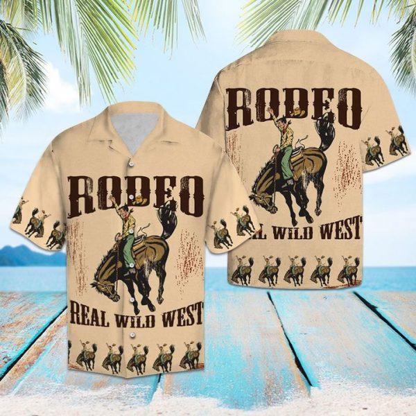 Rodeo Real Wild West Hawaiian Shirt Hw6489