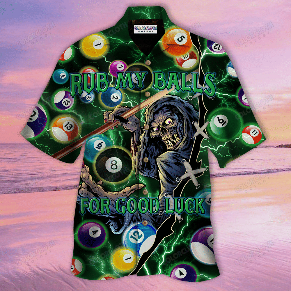 Rub My Ball For Good Luck Hawaiian Shirt Hw5337