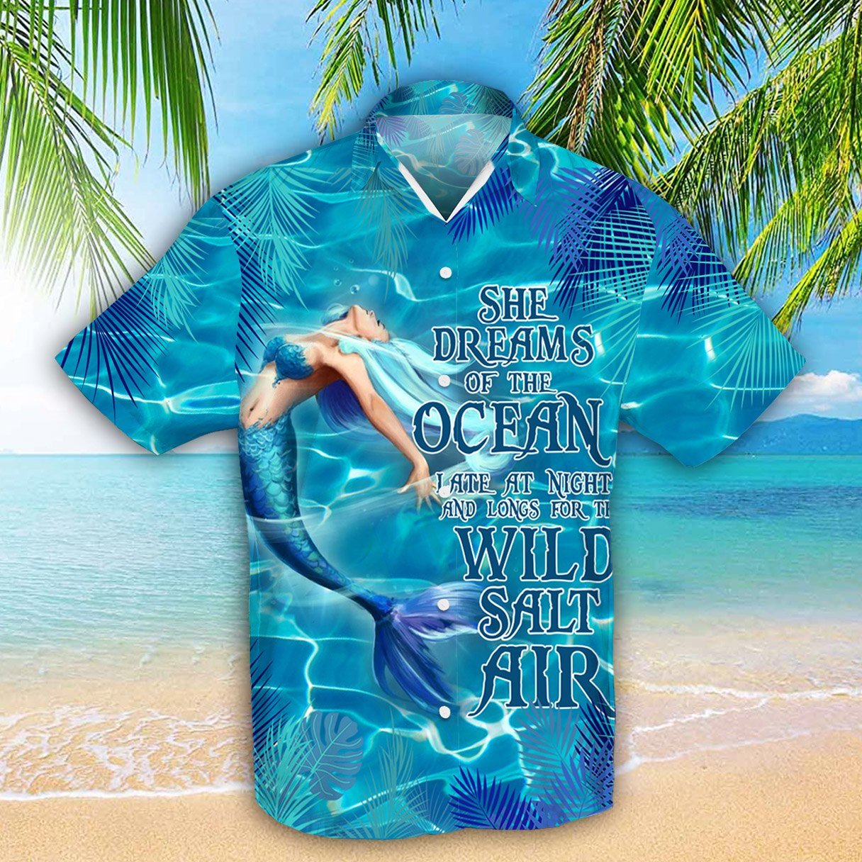 She Dreams Of The Ocean Hawaiian Shirt Hw5218