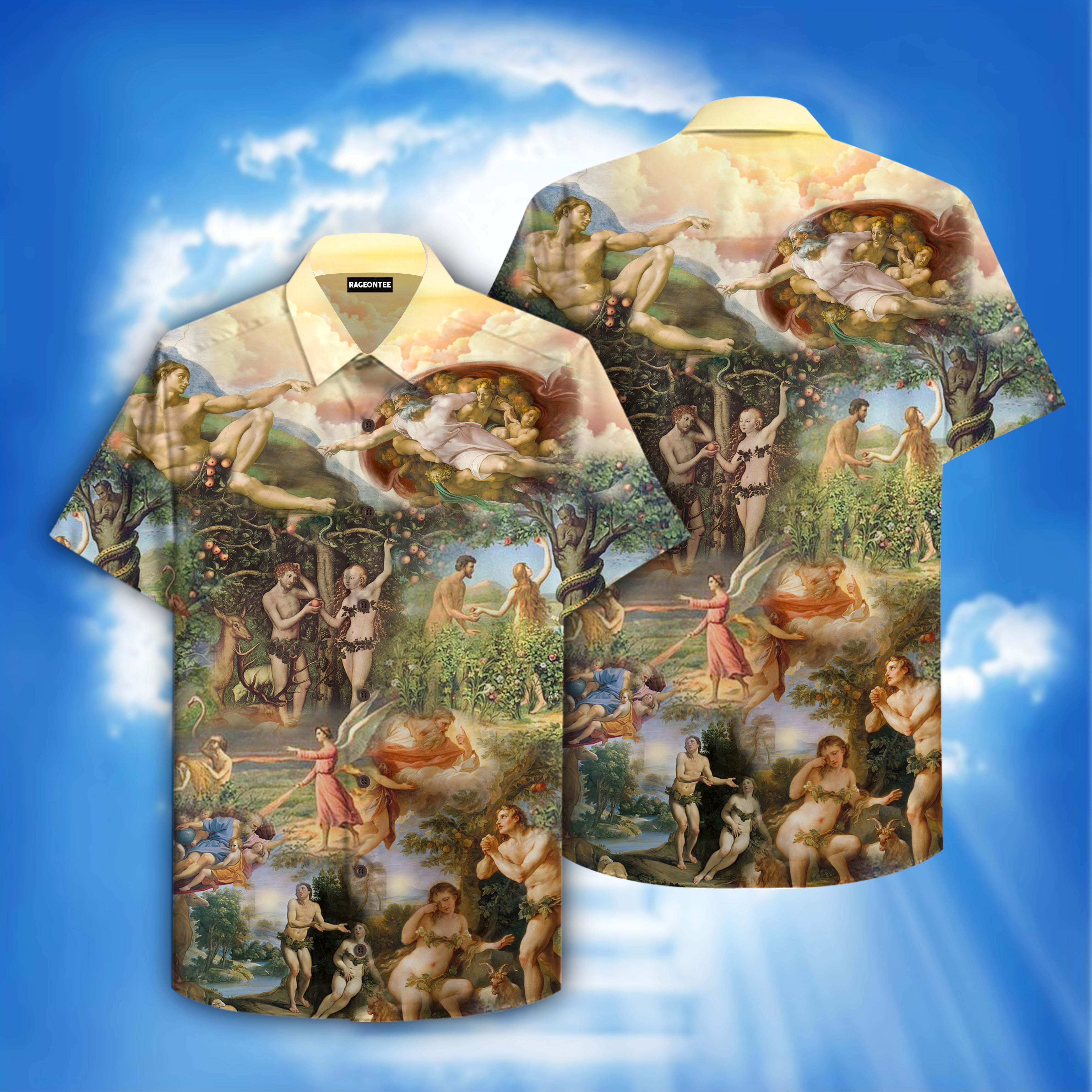 Snake Of Eden Garden Hawaiian Shirt Hw4213