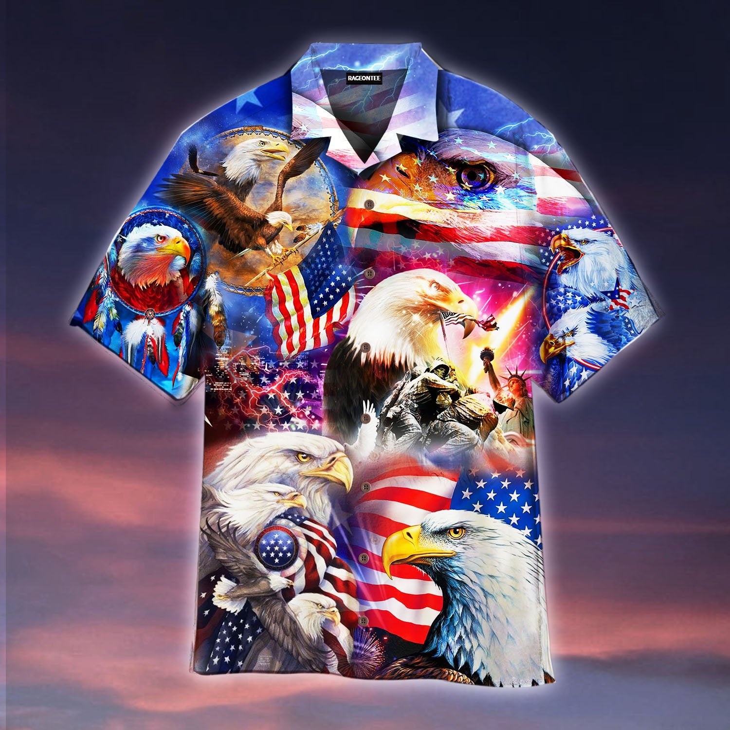 Soar Like An America Eagle Hawaiian Shirt Hw4682