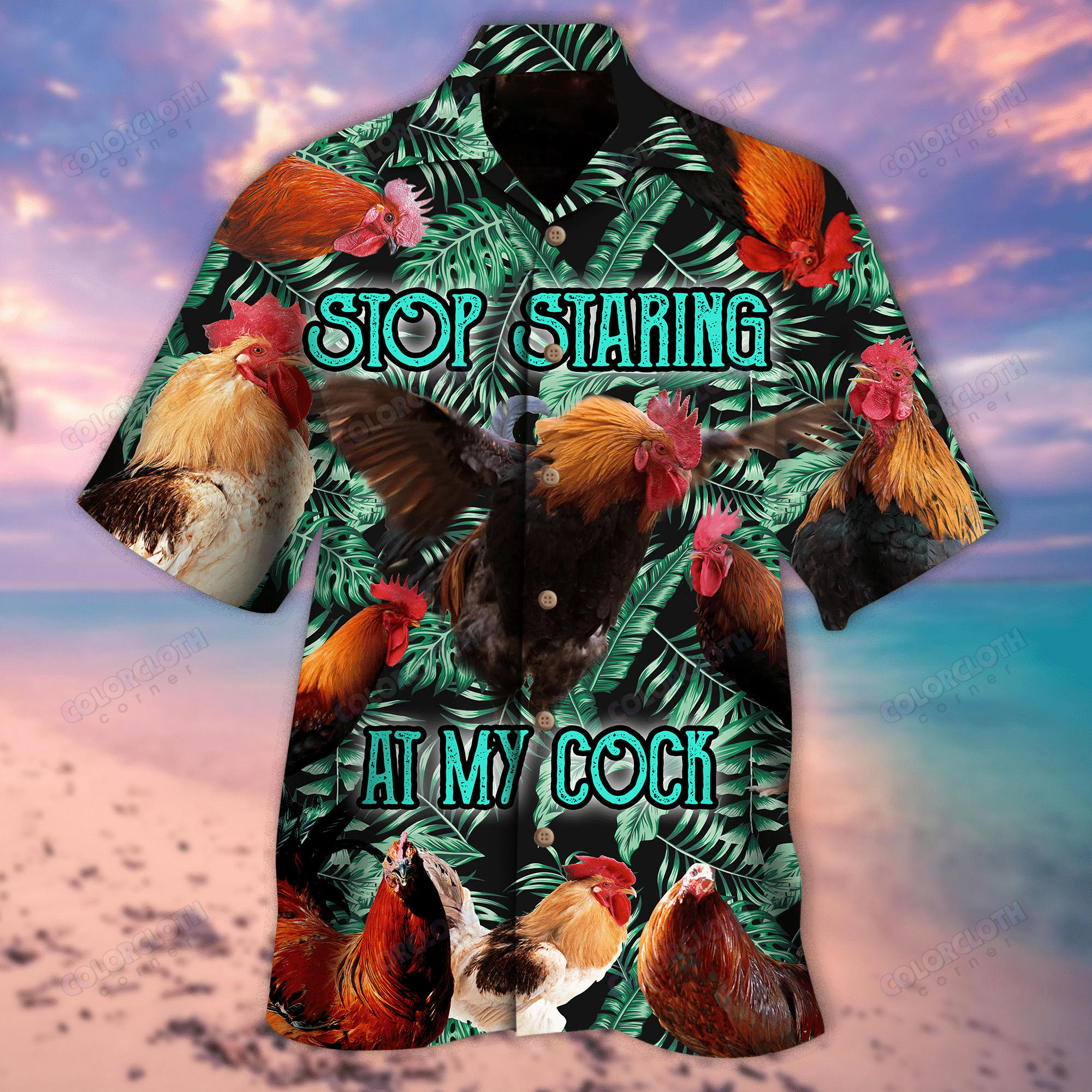 Stop Staring At My Cock Hawaiian Shirt Hw5354