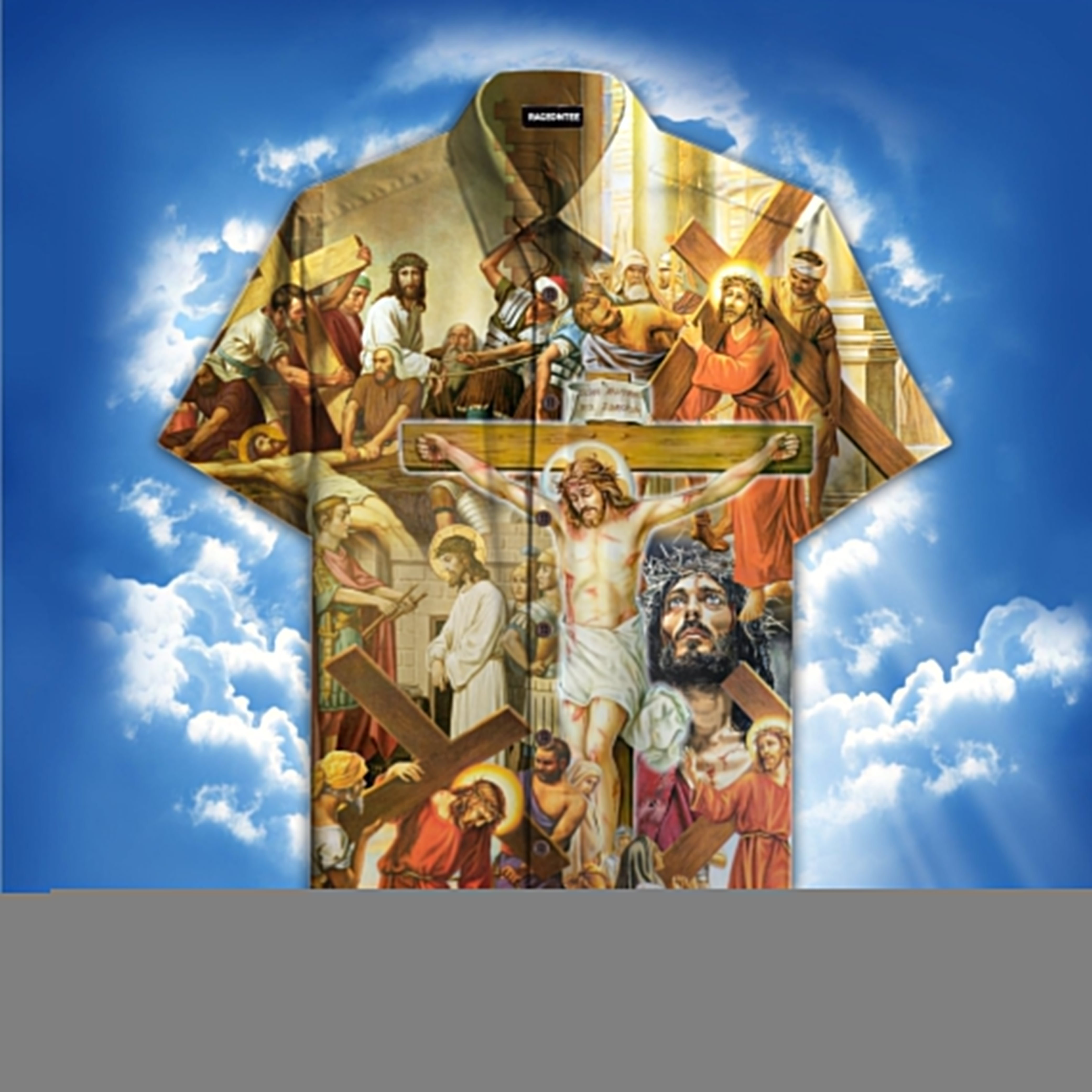 The Station Of The Cross Hawaiian Shirt Hw4205