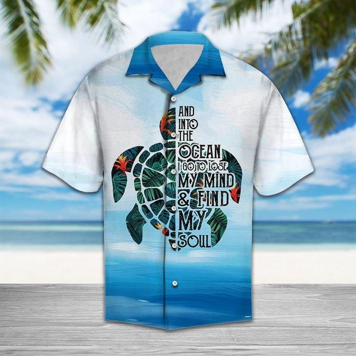 Turtle In The Ocean Hawaiian Shirt Hw4231