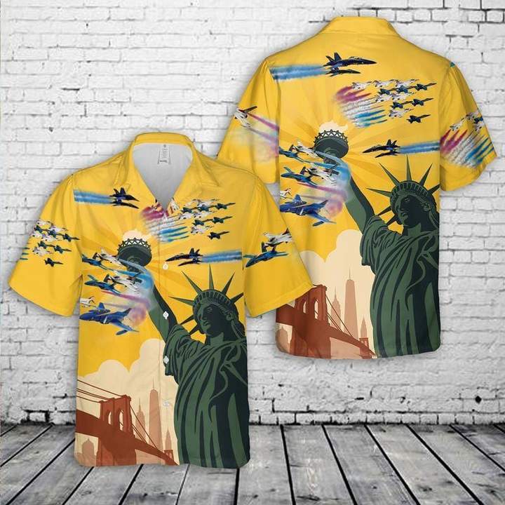 U.S Blue Angels Thunderbirds 4Th Of July Hawaiian Shirt Hw5660