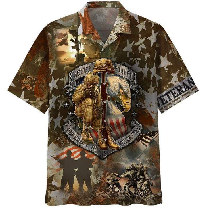 U.S Veteran Freedom Is Not Free Hawaiian Shirt Hw5983