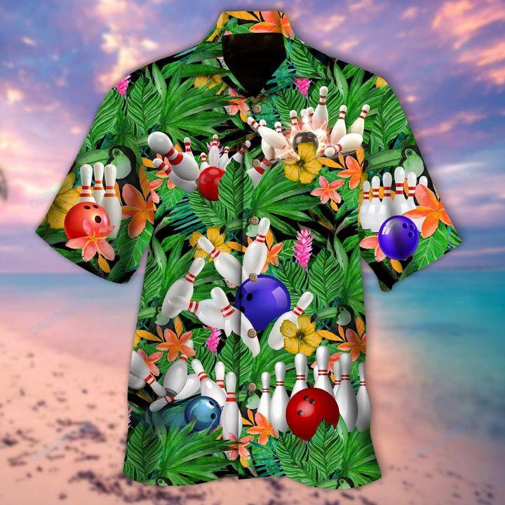 What Happens At Bowling Stays Hawaiian Shirt Hw6193