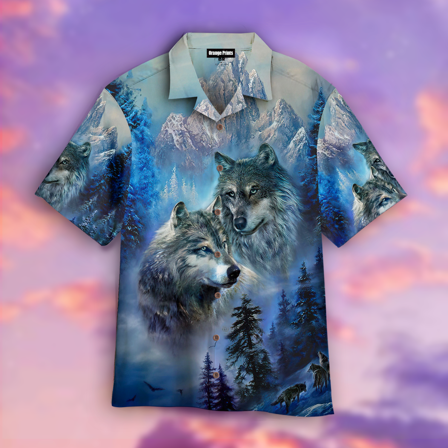 Wolf Couple Hawaiian Shirt Hw4640