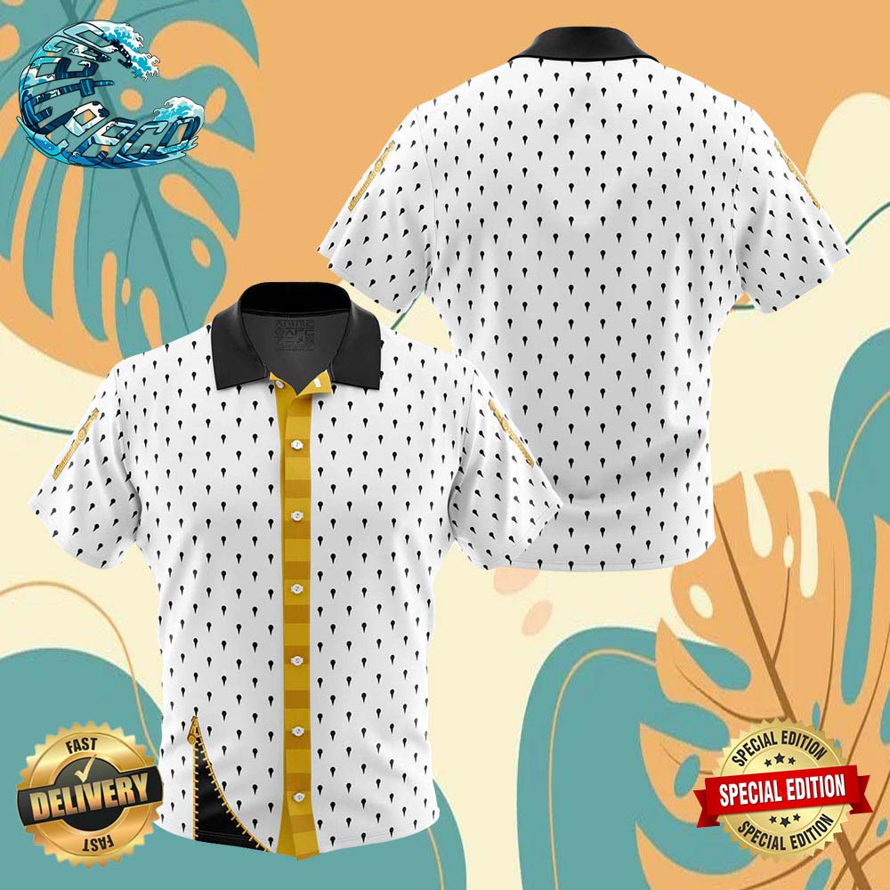 Bruno Bucciarati Jojo’s Bizarre Adventure Button Up Anime Ape Hawaiian Shirt