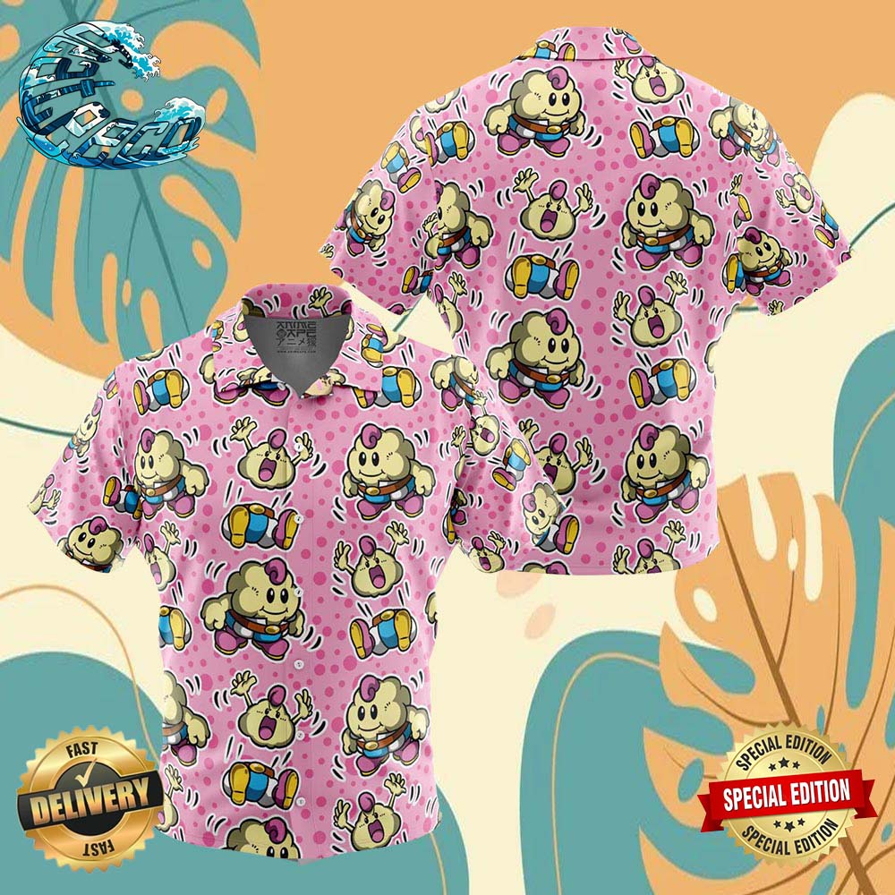 Mallow Super Mario Bros Button Up Anime Ape Hawaiian Shirt