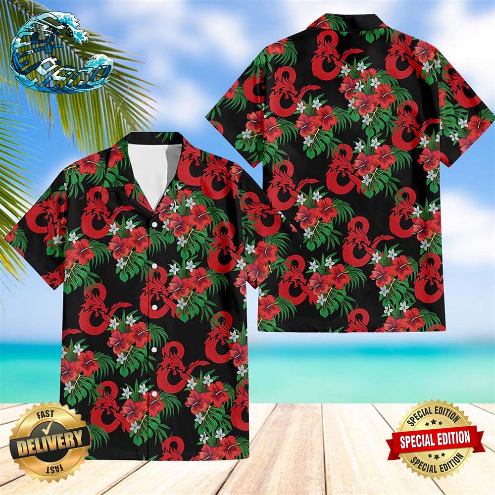 The Dungeons And Dragons Hawaiian Shirt Beach Shorts