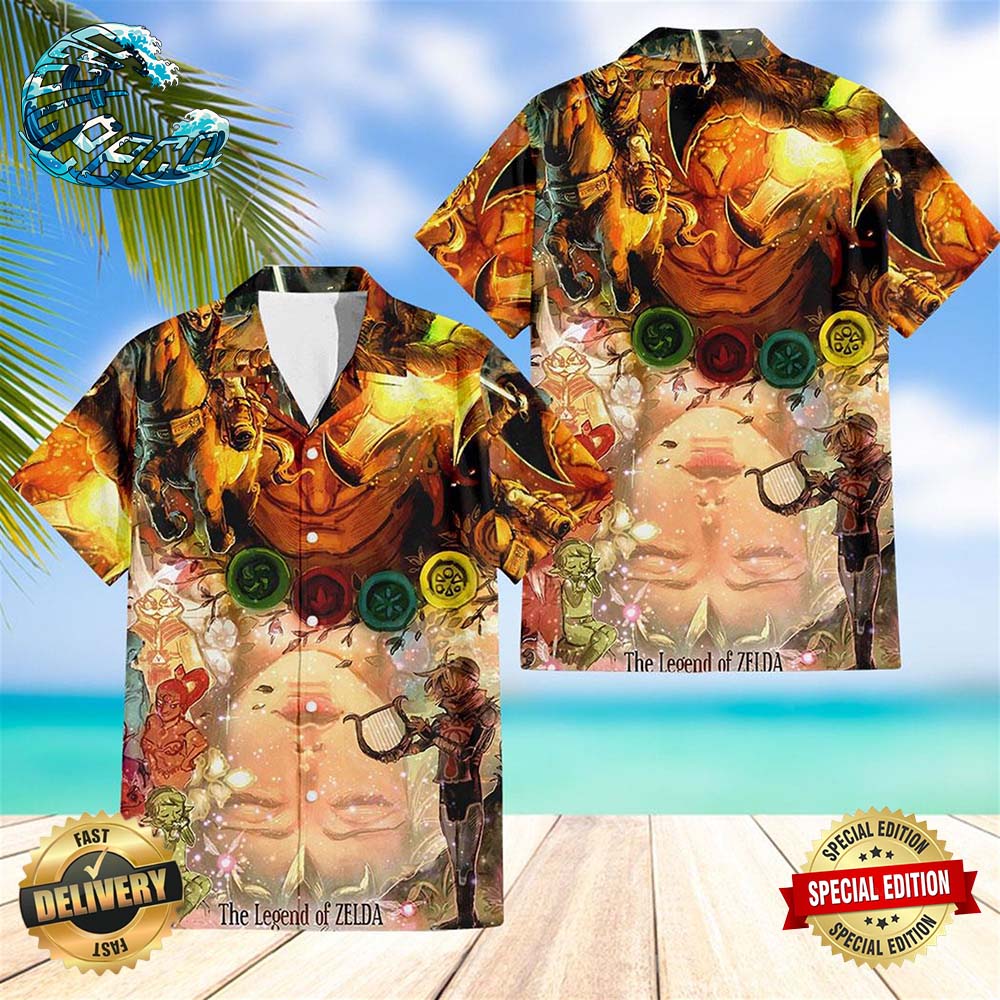 The Legend Of Zelda Ocarina Of Time Hawaiian Shirt