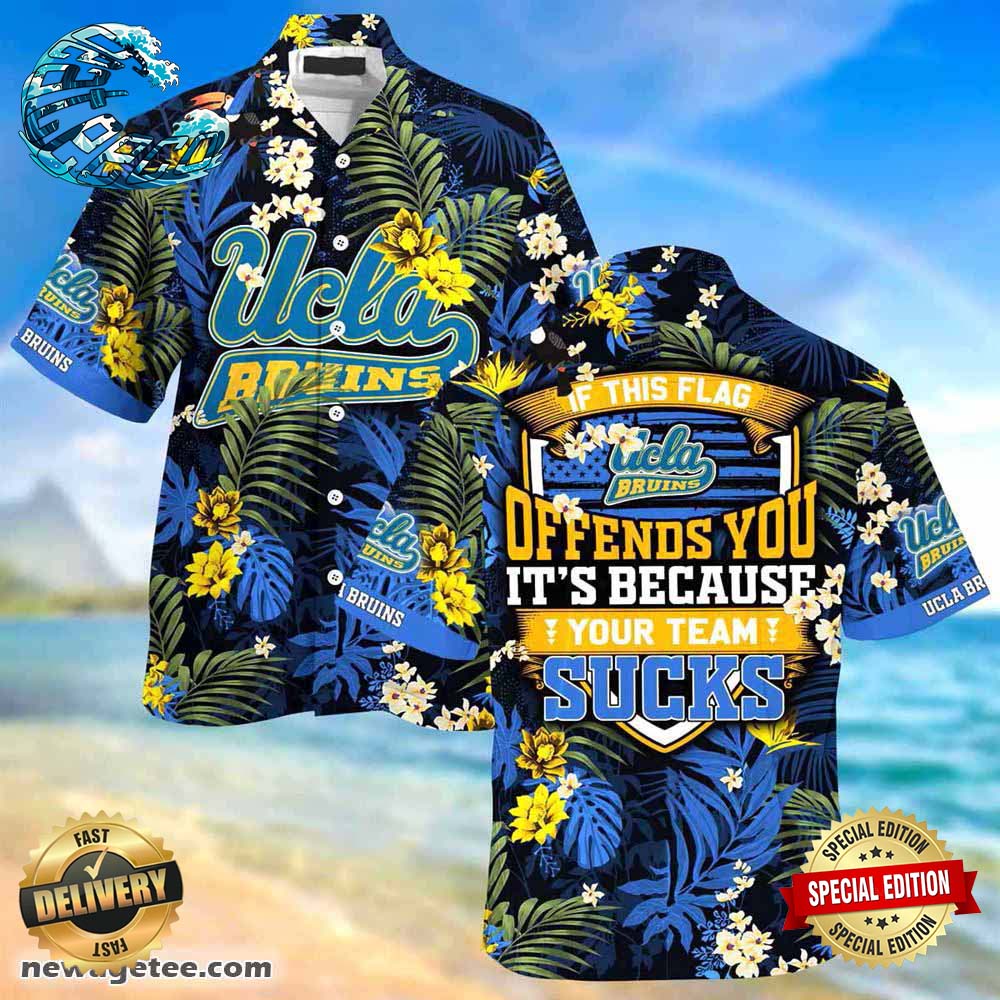 UCLA Bruins Summer Beach Hawaiian Shirt This Flag Offends You