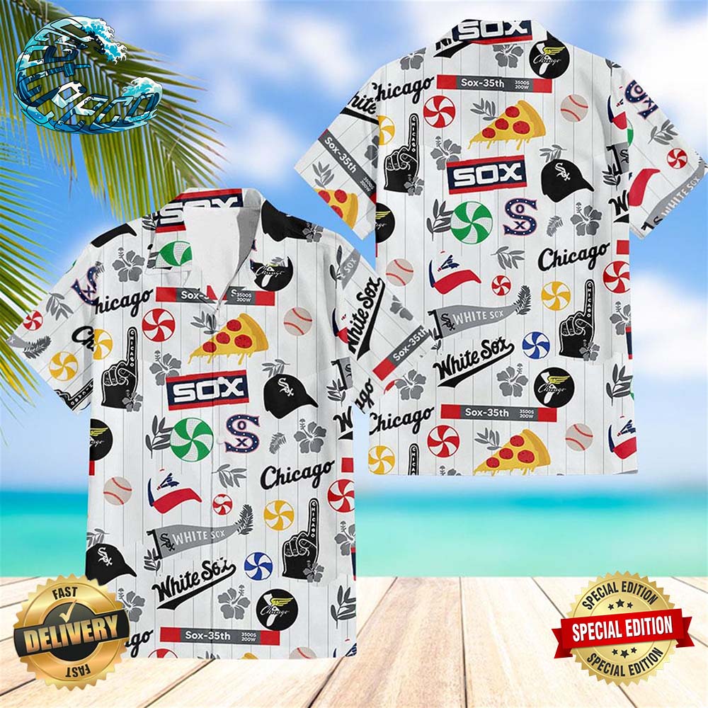 White Sox Chicago Hawaiian Shirt Beach Shorts