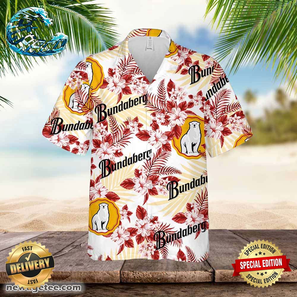 Bundaberg Hawaiian Button Up Shirt Hibiscus Floral