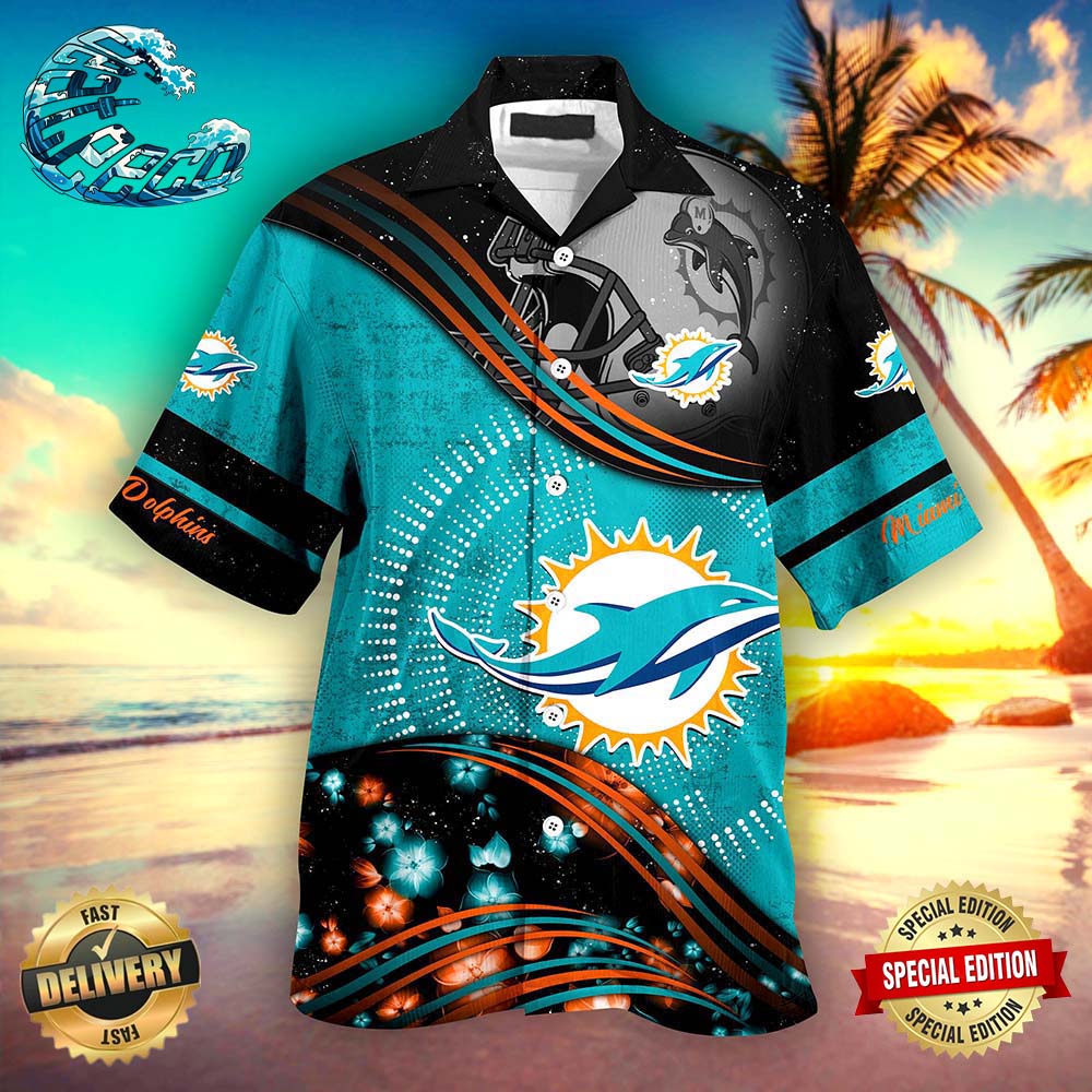 Miami Dolphins NFL Hawaiian Shirt Beach Shorts