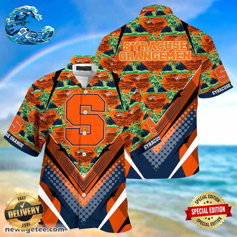 Syracuse Orange Summer Beach Hawaiian Shirt For Sports Fans This Season