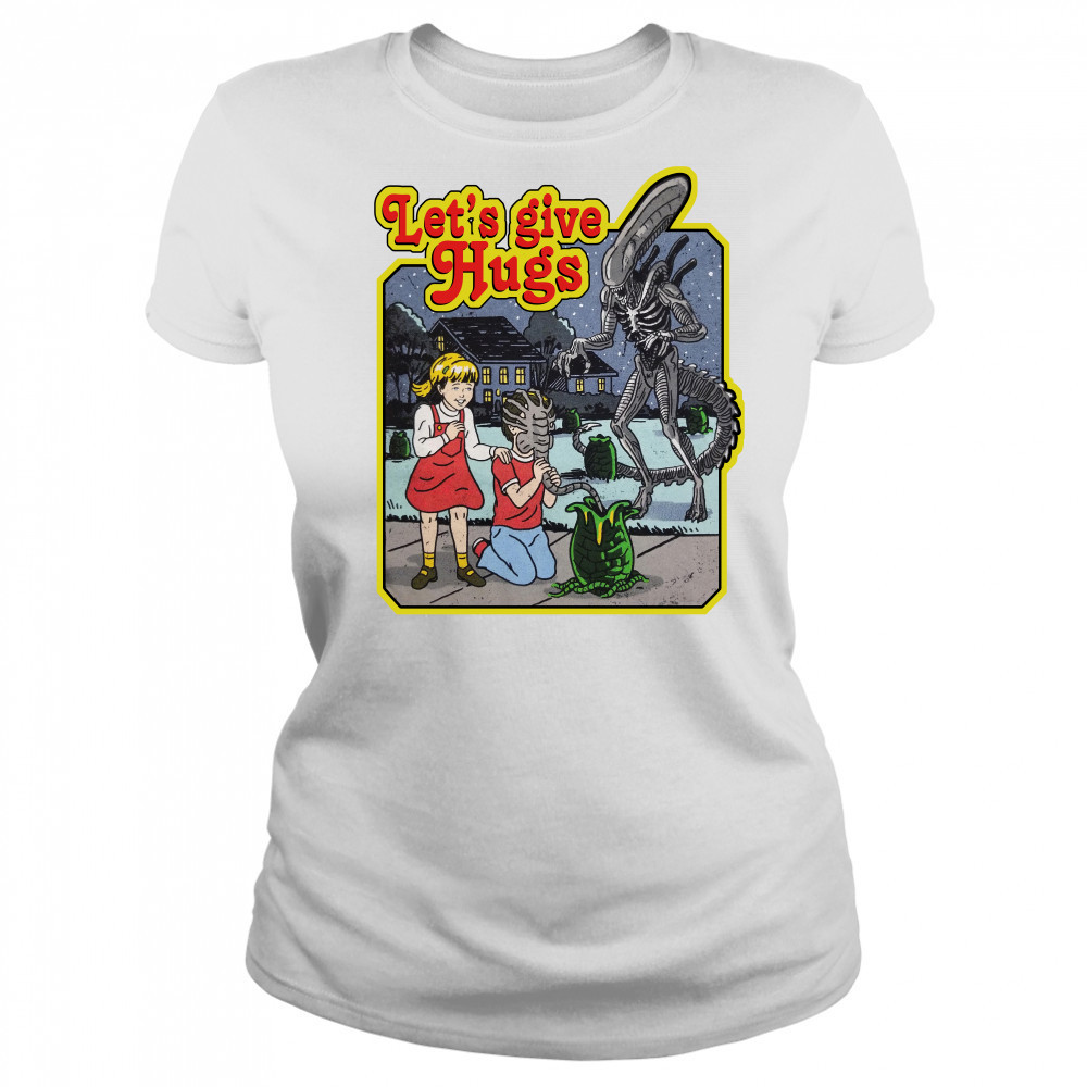 Alien let’s give hugs T shirt Women's T-shirt