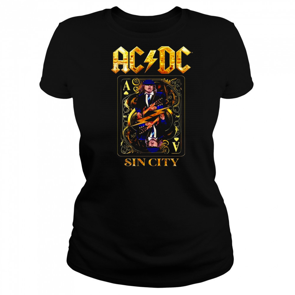 AC DC Las Vegas PWR UP Sin City Tour 2025 Shirt Women's T-shirt