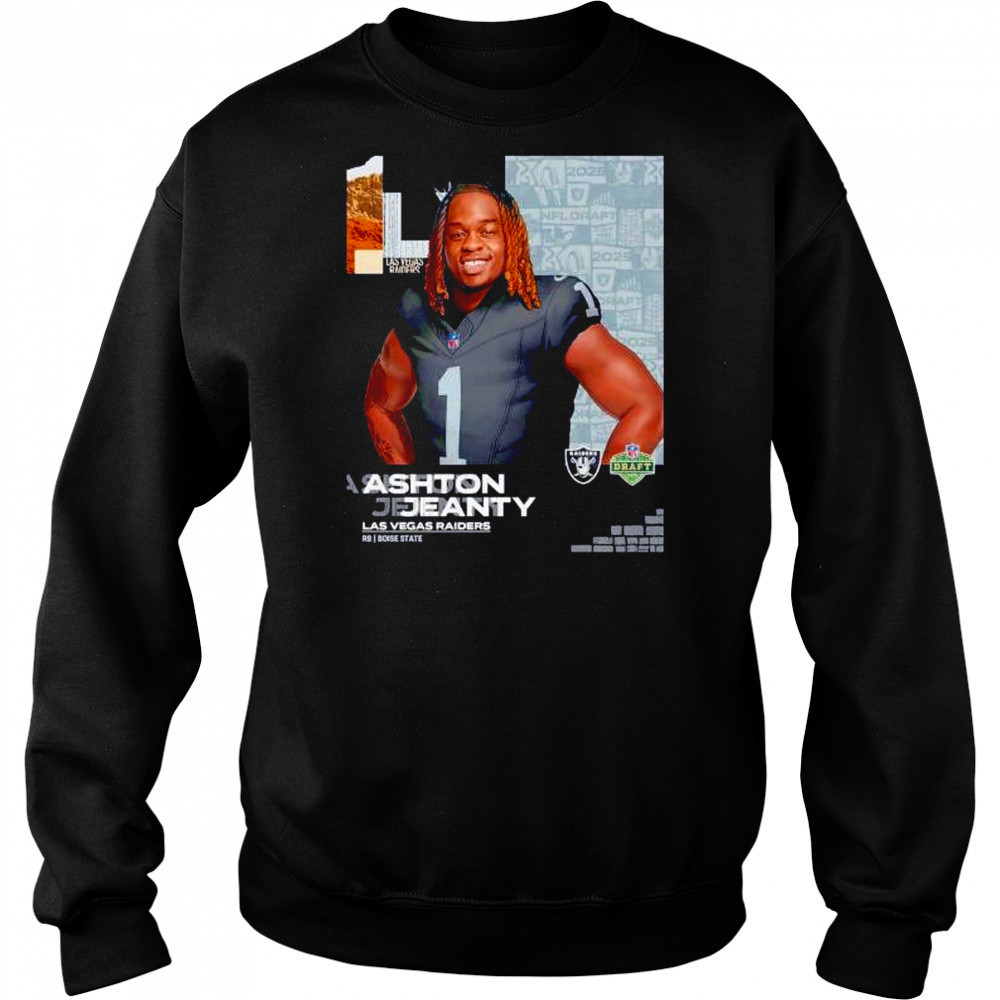 Ashton Jeanty Las Vegas Raiders 2025 NFL Draft cartoon shirt Sweatshirt