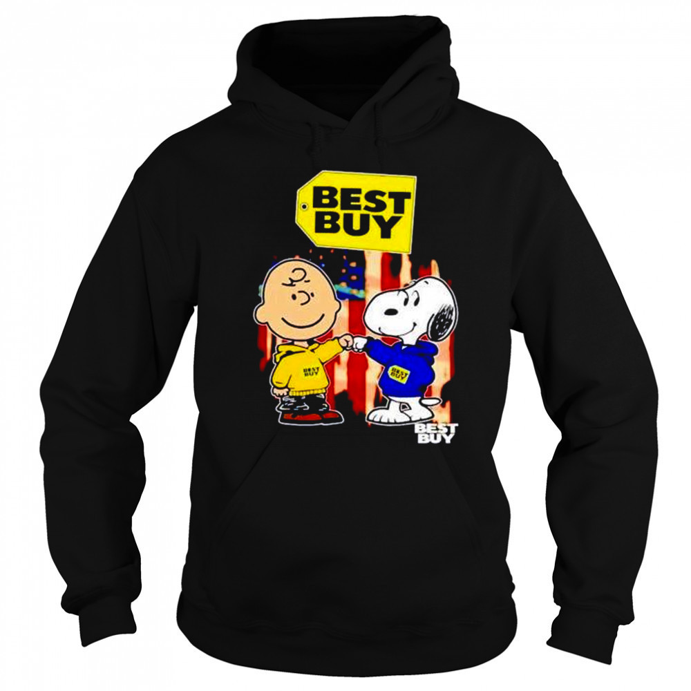 Best Buy Charlie Brown and Snoopy shirt Hoodie